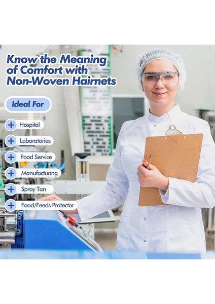 500 Adet Tek Kullanımlık Bone Toplu 21 Inç Tek Kullanımlık Saç Şapkaları, Elastik Toz Kapağı, Gıda Servisi Için Saç Fileleri (Yurt Dışından) indirimleri