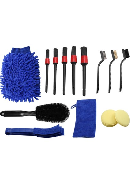 15 Parça Araba Detaylandırma Fırçası Seti, Araba Iç Temizlik Seti Detay Fırçaları, Jant Fırçası, Jant Lastik Fırçası Setini Içerir (Yurt Dışından) fırsatları