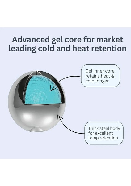 Yüz, Gözler, Çelik Sıcak ve Çubuk Masaj Aleti, Güzellik Rutinleri ve Cilt Bakımı Için Soğutma Silindiri (Yurt Dışından) indirimleri