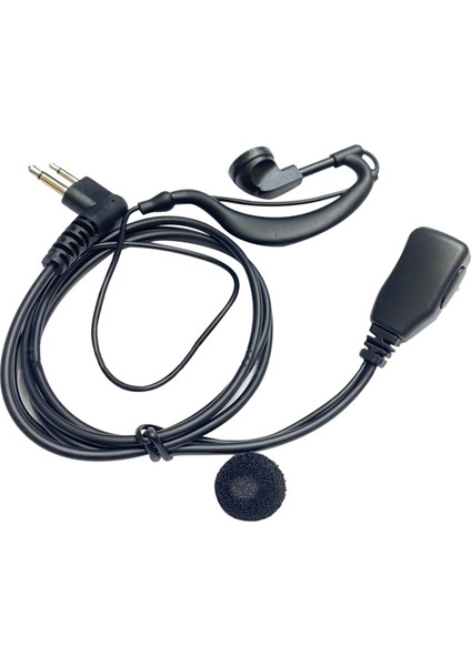 Kulak Kancalı Telsiz Kulaklığı, Mikrofonlu M Fişli Telsiz Kulaklığı, Otel Inşaat Alanı Için Evrensel (Yurt Dışından)