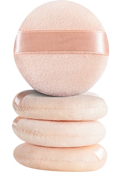 4 Adet Gevşek Pudra Puf Ped Kozmetik Süngerleri Kadife Makyaj Aplikatörü Yıkanabilir Fondöten Puf Puf Pudra Kutusu ile (Yurt Dışından) fiyatları