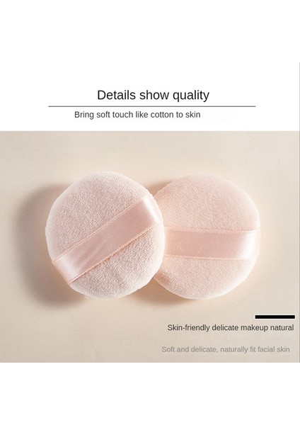 4 Adet Gevşek Pudra Puf Ped Kozmetik Süngerleri Kadife Makyaj Aplikatörü Yıkanabilir Fondöten Puf Puf Pudra Kutusu ile (Yurt Dışından) modelleri