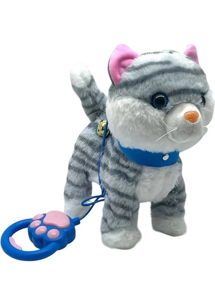 20 cm Kablo Kumandalı Yürüyen Pelüş Kedi 5627 fiyatları