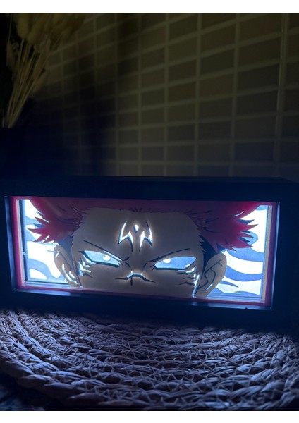 Ryomen Sukuna - Işık Kutusu, Gölge Kutusu, Anime, Gece Lambası, Light Box