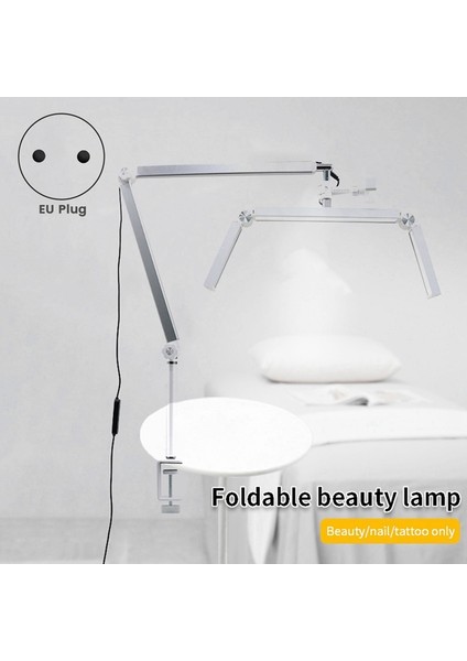 30W Profesyonel Kirpik Lambası 26 Inç Katlanır Konsol Yarım Ay Lambası Masaüstü Kelepçesi ve Uzaktan Kumanda Ab Fişi (Yurt Dışından) modelleri