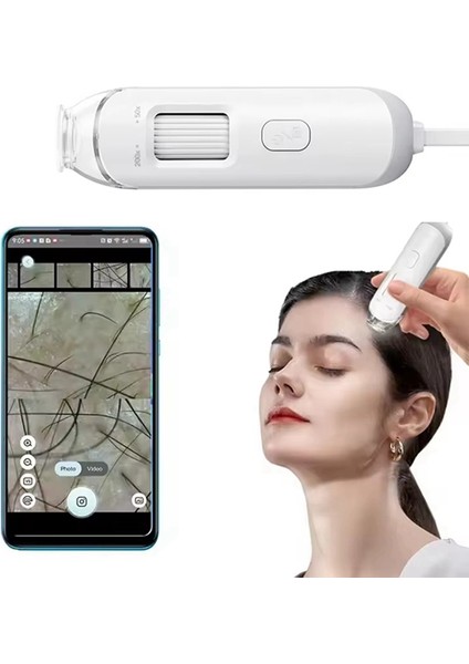 Elektron Dermatoskop Saç Derisi Kamera Algılama Profesyonel Cilt Analiz Cihazı Dijital Mikroskop Gözenek Büyüteci (Yurt Dışından) modelleri