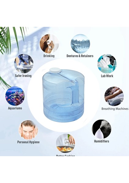 Ev Kullanımı, Diş Bakımı ve Güzellik Tedavileri Için Tezgah Üstü Damıtıcılarla Uyumlu 4l Premium Su Damıtıcı Kabı (Yurt Dışından) indirimleri