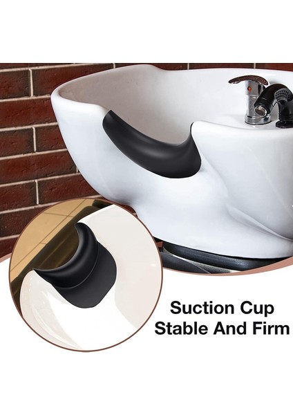 Vantuzlu Salon Boyun Desteği Yastığı, Kaymaz Yumuşak Silikon Şampuan Kasesi Boyun Desteği, Kuaför Şampuan Lavabosu Boyun Pedi (Yurt Dışından) fırsatları