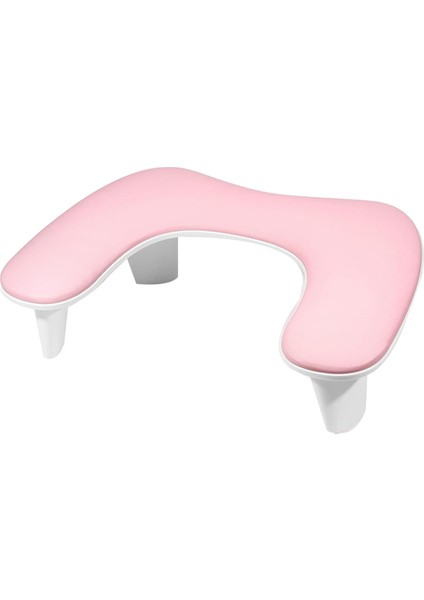 Tırnaklar Için Kol Dayanağı Tech Şekilli Manikür Tırnak El Dayanağı Yastığı, Büyük Mikrofiber Tırnak Kol Dayanağı Standı Pembe (Yurt Dışından)