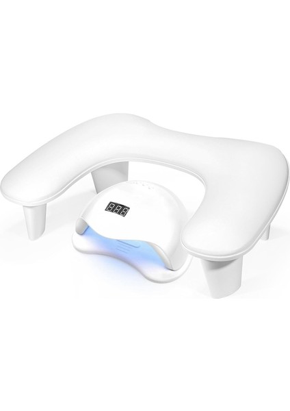 Tırnaklar Için Kol Dayanağı Tech Şekilli Manikür Tırnak El Dayanağı Yastığı, Büyük Mikrofiber Tırnak Kol Dayanağı Standı Beyaz (Yurt Dışından) fiyatları