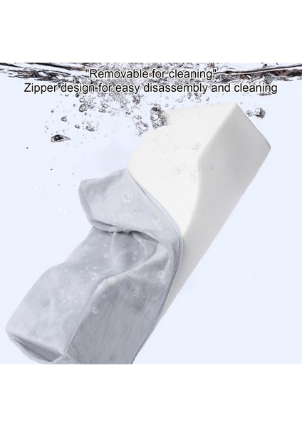 Kirpik Uzatma Için Kirpik Boyun Yastığı Ergonomik Kirpik Yastığı Hafızalı Köpük Kirpik Yastığı + Yan Cepli Ergonomik Eğri Gri (Yurt Dışından) indirimleri