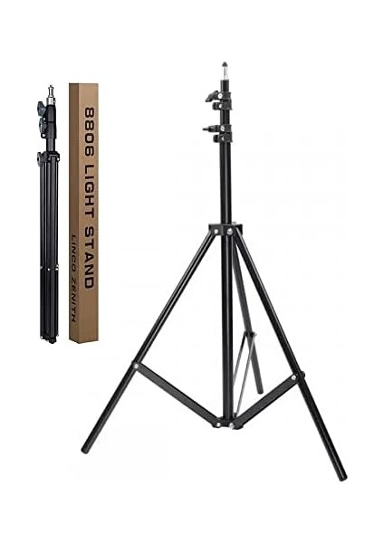 Kamera Işık Ayağı Döküm Demir 940GR Fotoğraf Makinesi Paraflaş Kamera 70 CM-210 cm Açılabilir Katlanabilir Yayıncı Vlog Youtuber Işık Ayağı TR8806 fiyatları