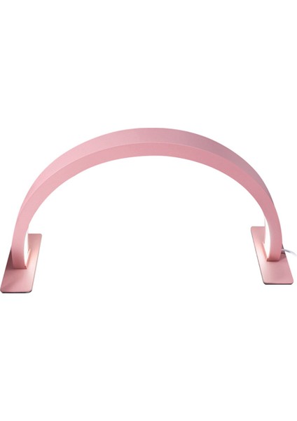 Yarım Ay Tırnak Masası Lambası Güzellik Salonu Çalışma Işığı 3 Renk Sıcaklığı 2700K-6500K Tırnak, Kirpik ve Dövme Için Pembe Ingiltere Fişi (Yurt Dışından)