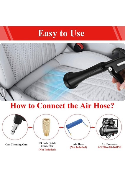 Kauçuk Korumalı ve Pirinç Ayarlanabilir Hava Akışlı Hava Temizleme Nozulu Kompresör Pnömatik Aleti Için Hava Nozulu (Yurt Dışından) indirimleri