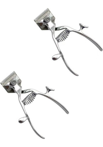 Profesyonel Manuel Saç Kesme Makinesi Evcil Hayvan Bakım Makası Makasları Sessiz Berber Aleti Ev, Evcil Hayvan Bakımı Için 2 Adet (Yurt Dışından)