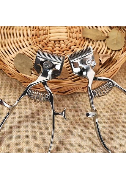 Profesyonel Manuel Saç Kesme Makinesi Evcil Hayvan Bakım Makası Makasları Sessiz Berber Aleti Ev, Evcil Hayvan Bakımı Için 2 Adet (Yurt Dışından) indirimleri