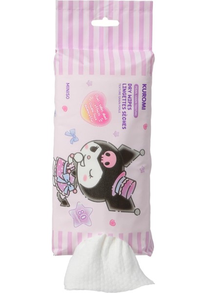 Sanrio Lisanslı Kuromi Inci Dokulu Kuru Mendil (80 Mendil) modelleri