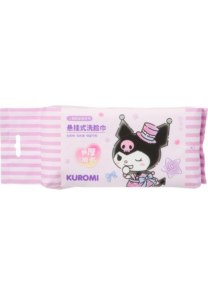 Sanrio Lisanslı Kuromi Inci Dokulu Kuru Mendil (80 Mendil) fırsatları