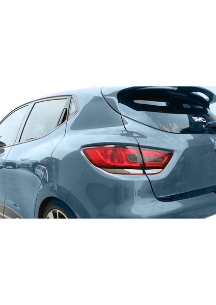 Renault Clio-4 Uyumlu Stop Çıtası Alt Krom 4 Parça 2012 - 2019 ve Sonrası Modeller Için