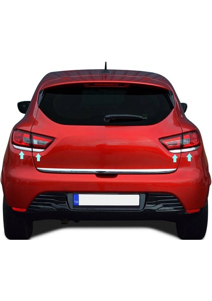 Renault Clio-4 Uyumlu Stop Çıtası Alt Krom 4 Parça 2012 - 2019 ve Sonrası Modeller Için fırsatları
