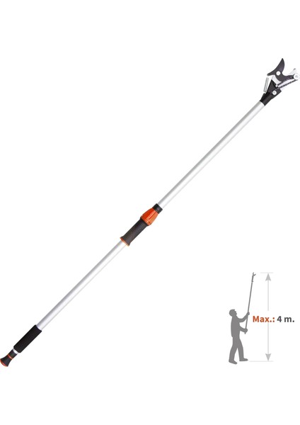 90664 TELESKOPIK YÜKSEK DAL BUDAMA MAKASI 2 mt