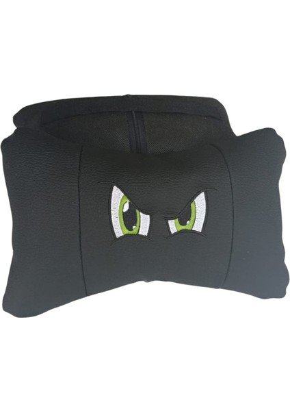 Yeşil Göz Nakışlı Ortopedik Tüm Araçlara Uyumlu Oto Boyun Yastık fiyatları