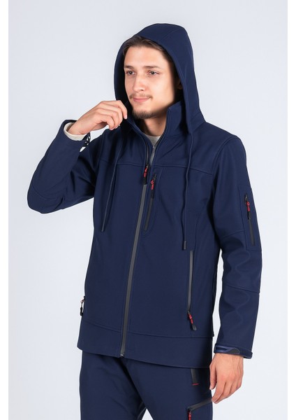Suya Dayanıklı Slim Fit Softshell Kapüşonlu Erkek Mont fiyatları
