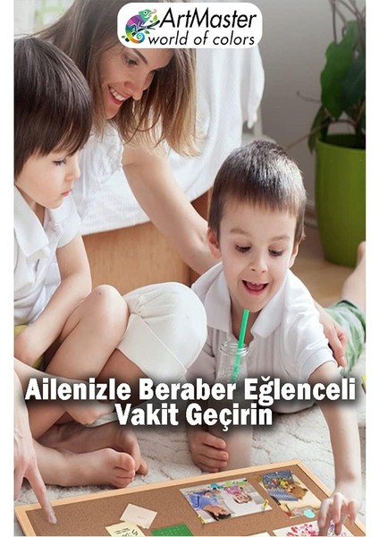 Mantar Pano Ahşap Çerçeve Duvara Monte 60X90 cm 1 Adet Harita Çivisi Hediyeli Dekorasyon Mantar Çerçeve Evde Okulda Büro fiyatları
