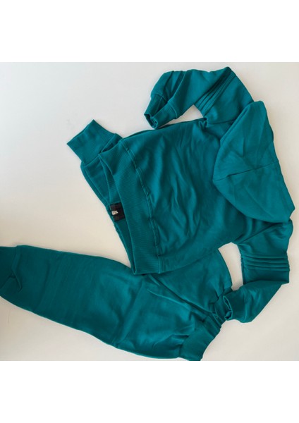 ATA30594.0 Erkek Çocuk Kapüşonlu Fermuarlı 2 Iplik Yeşil Eşofman Takımı fırsatları