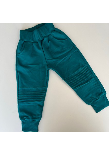 ATA30594.0 Erkek Çocuk Kapüşonlu Fermuarlı 2 Iplik Yeşil Eşofman Takımı indirimleri