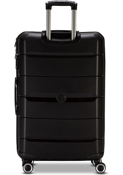 My-Pp 4'lü Tekerlekli Kırılmaz Set Valiz Polipropilen Süper Esnek Kırılmaz Tekerlekli Valiz Bavul Seyaha Valiz Seti fırsatları