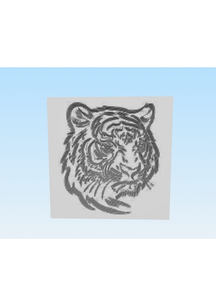 Tiger Face (Sadece Plastik Aparattır!!!) 3D fiyatları