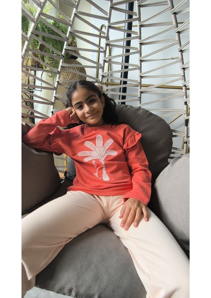 Kız Çocuk Alt Üst Takım Uzun Kollu Eşofman Rahat Şık Modern Tasarım fırsatları