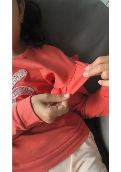 Kız Çocuk Alt Üst Takım Uzun Kollu Eşofman Rahat Şık Modern Tasarım