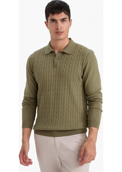 Standart Fit Polo Yaka Triko Kazak G2455AX25AU modelleri