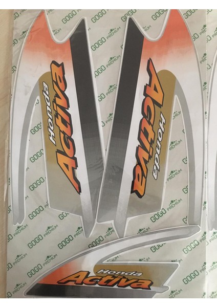 Honda Activa Komple Çıkartma Seti Sarı fiyatları