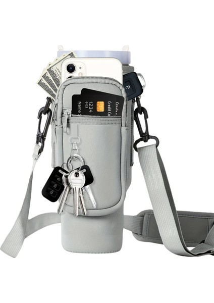Stanley Quencher Pipetli 1.18 Lt Termos Kılıfı Omuz Askılı Termos Çanta Fermuarlı Cepli Kılıf Çanta modelleri