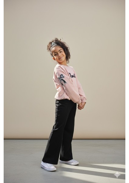 Kız Çocuk Uzun Kollu Şık Takım, Eşofman, Rahat, Modern Tarz fiyatları