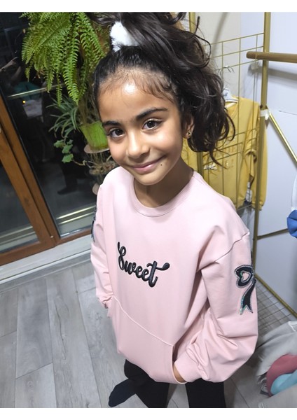 Kız Çocuk Uzun Kollu Şık Takım, Eşofman, Rahat, Modern Tarz