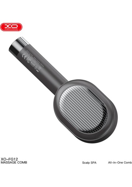 Fg-12 Kırmızı Işık Terapili - Deri Masajı - Ems Saç Çıkarma Destekli Akıllı Saç Tarağı