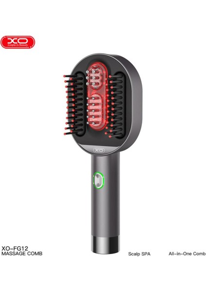 Fg-12 Kırmızı Işık Terapili - Deri Masajı - Ems Saç Çıkarma Destekli Akıllı Saç Tarağı modelleri