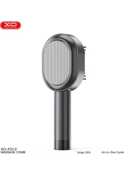 Fg-12 Kırmızı Işık Terapili - Deri Masajı - Ems Saç Çıkarma Destekli Akıllı Saç Tarağı