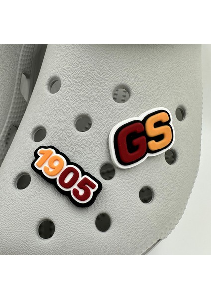 Terlik Süsü ve Aksesuarı – Jibbitz 3D Sarı Kırmızı Oshimen 45 No Forma Syh 5 Yıldızlı Set Aksesuar modelleri