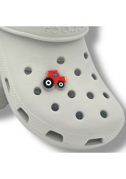 Terlik Süsü ve Aksesuarı , Çanta Süsü – Jibbitz 3D Mini Traktör Figür Aksesuar modelleri