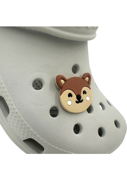 Terlik Süsü ve Aksesuarı , Çanta Süsü – Jibbitz 3D Gülen Ayıcık Suratı Figür Aksesuar fiyatları