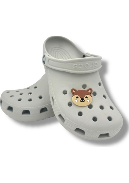 Terlik Süsü ve Aksesuarı , Çanta Süsü – Jibbitz 3D Gülen Ayıcık Suratı Figür Aksesuar fırsatları