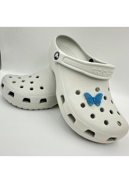 Terlik Süsü ve Aksesuarı , Çanta Süsü – Jibbitz 3D Büyük Boy Desenli Kelebek Figür Logo Aksesuar modelleri