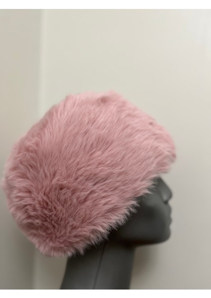 Kadın Kışlık Kalpak Şapka - Peluş Dış, Iç Astar, Sıcak ve Şık (2 Numara 58 Cm) modelleri