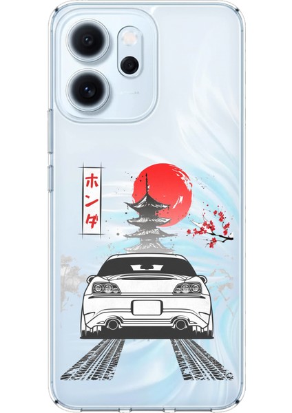 Oppo Reno 14F Uyumlu S2000 Tasarımlı Baskılı Silikon Kılıf