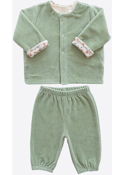 Organik Ella 3'lü Takım Yeşil fiyatları